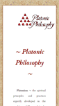 Mobile Screenshot of platonic-philosophy.org